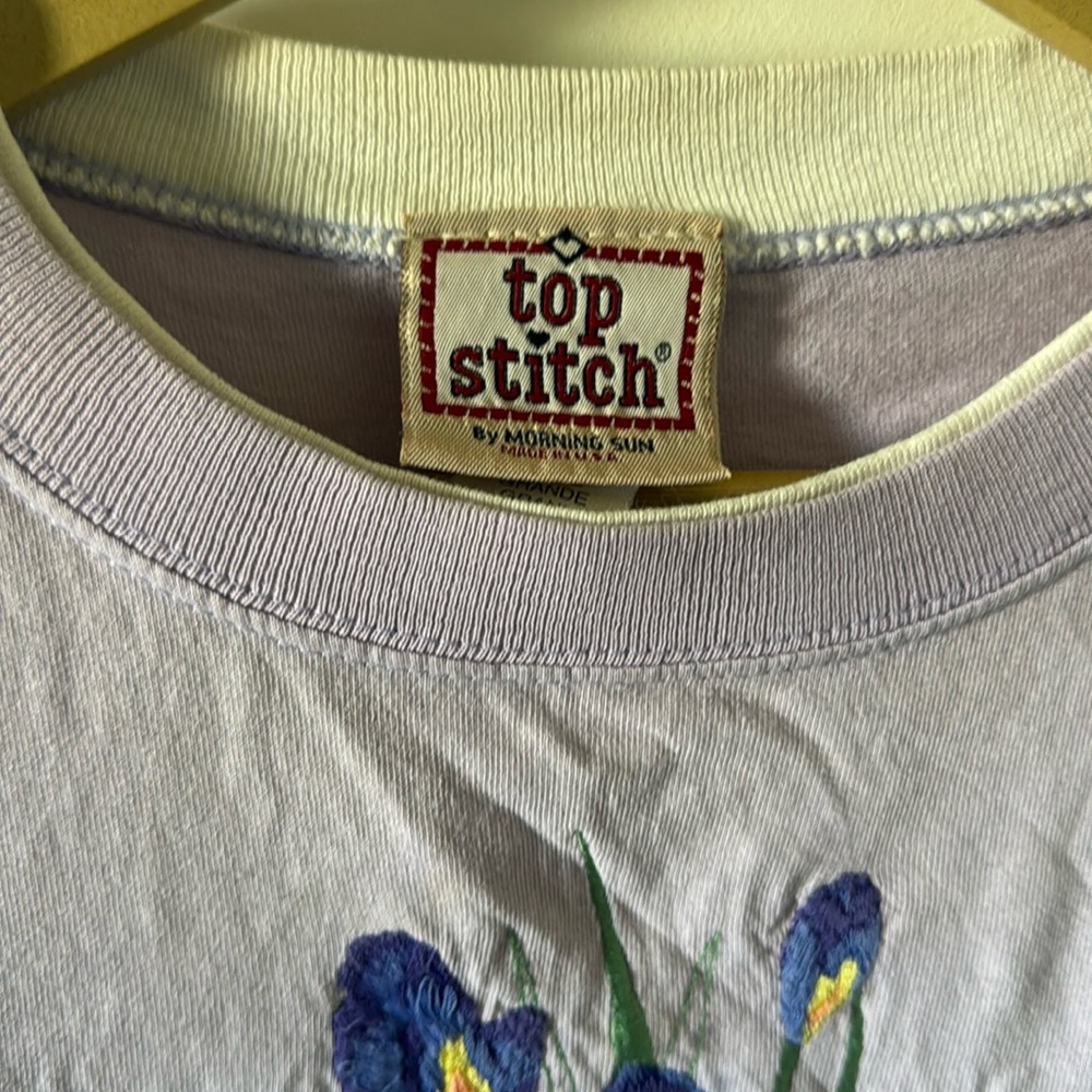 Vintage Top stitch TEE